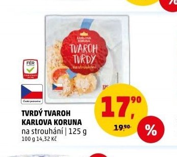 TVRDÝ TVAROH KARLOVA KORUNA