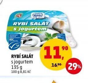 Rybí salát s jogurtem
