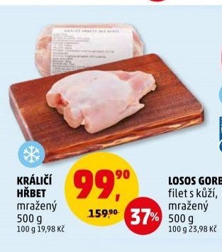 Králičí hřbet mražený