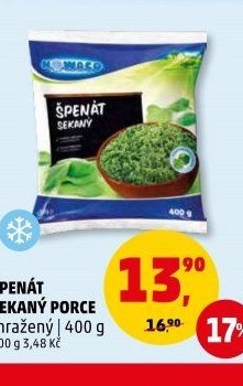 Špenát sekaný porce mražený