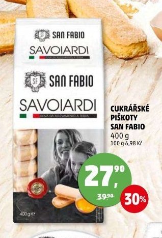 Cukrářské piškoty San Fabio