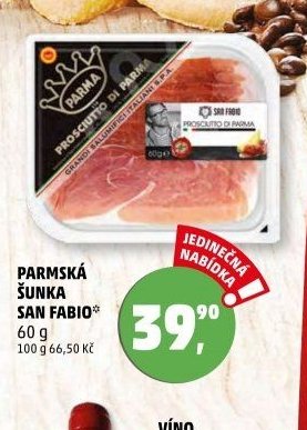 PARMSKÁ ŠUNKA SAN FABIO