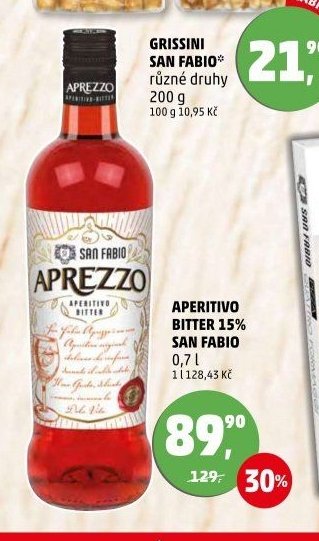 APERITIVO BITTER 15% SAN FABIO