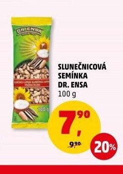 Slunečnicová semínka Dr. Ensa