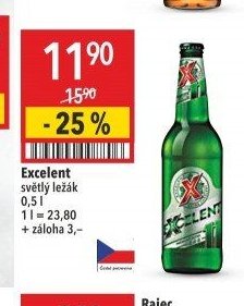 Excelent světlý ležák