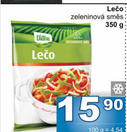 Lečo zeleninové mražené Dione