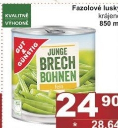 Lusky fazolové Gut&amp