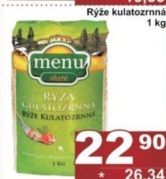 Rýže kulatozrnná Zlaté menu