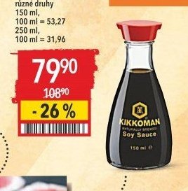 Kikkoman sójové omáčky