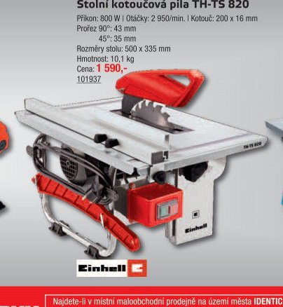 Stolní kotoučová pila TH-TS 820 - UNI HOBBY akcniletaky.com