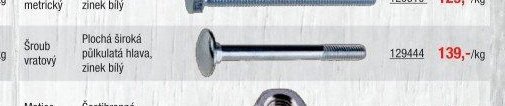 Šroub vratový - UNI HOBBY akcniletaky.com
