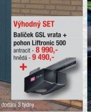 Balíček GSL vrata + pohon Liftronic 500 - UNI HOBBY akcniletaky.com