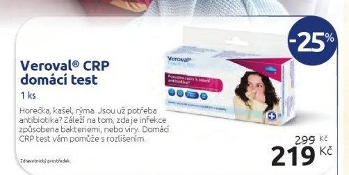 Veroval CRP domácí test