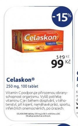 Celaskon 250 mg, 100 tablet