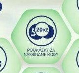 POUKÁZKY ZA NASBÍRANÉ BODY (20 Kč)