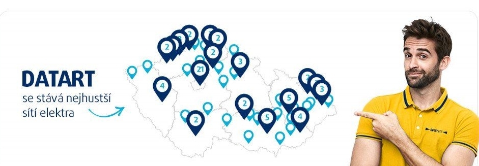 DATART se stává nejhustší sítí elektra