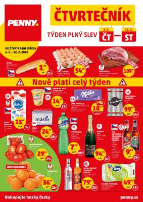 akční leták Penny Market 6.2.2020-12.2.2020