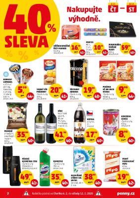akční leták Penny Market 6.2.2020-12.2.2020