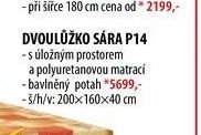 DVOULŮŽKO SÁRA P14 - IDEA nábytek akcniletaky.com