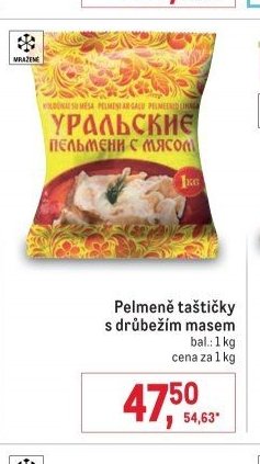 Pelmeně taštičky s drůbežím masem
