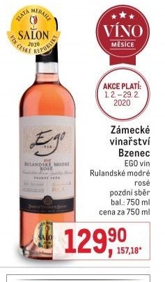Zámecké vinařství Bzenec EGO