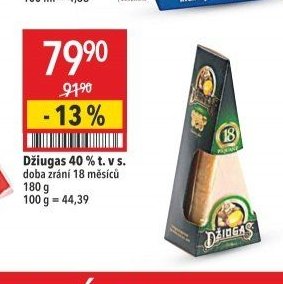 Džiugas 40 % t. v. s.