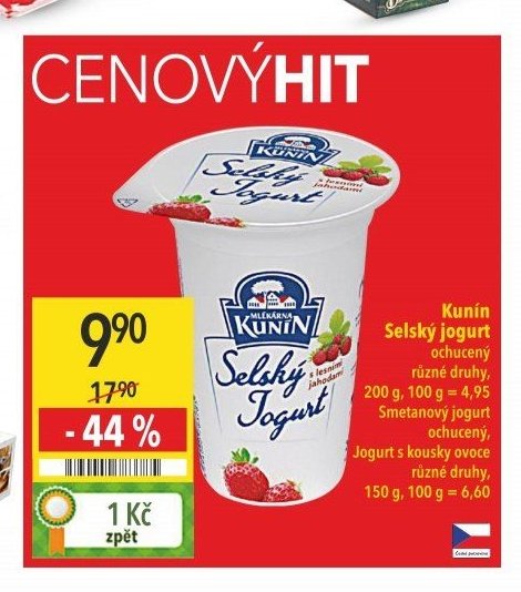 Kunín Selský jogurt