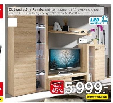 Obývací stěna Rumba - ASKO akcniletaky.com