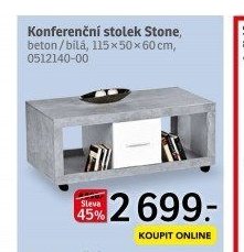 Konferenční stolek Stone - ASKO akcniletaky.com