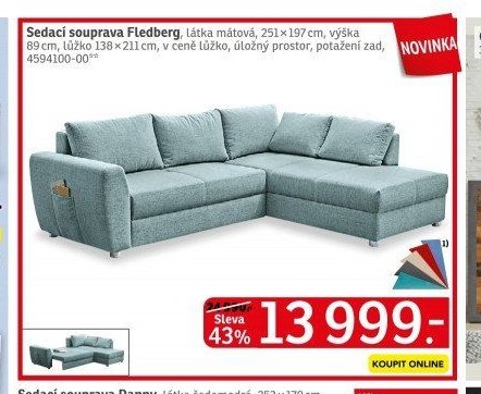 Sedací souprava Fledberg - ASKO akcniletaky.com