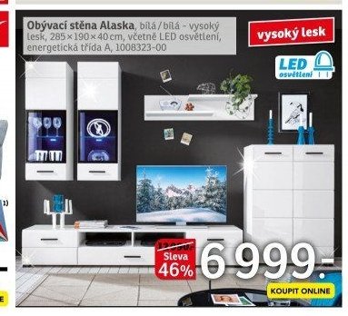 Obývací stěna Alaska - ASKO akcniletaky.com