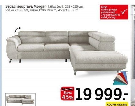 Sedací souprava Morgan - ASKO akcniletaky.com