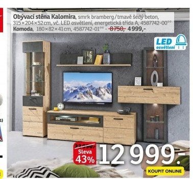 Obývací stěna Kalomira - ASKO akcniletaky.com