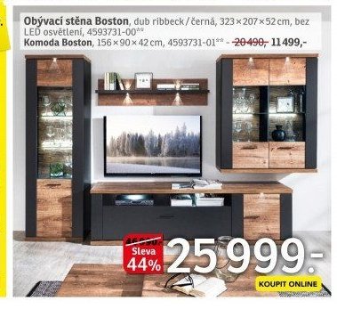 Obývací stěna Boston - ASKO akcniletaky.com