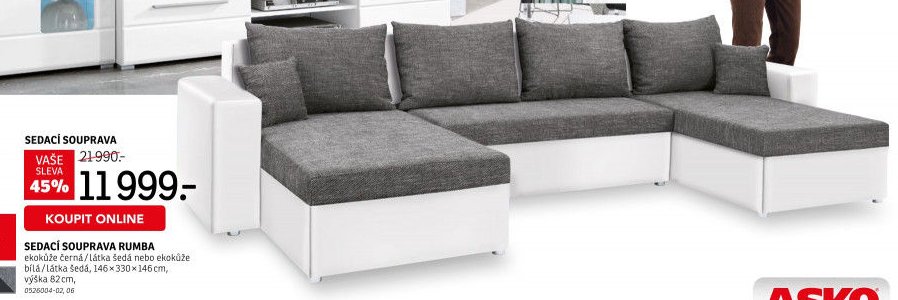 SEDACÍ SOUPRAVA RUMBA - ASKO akcniletaky.com