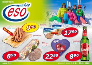 akční leták ESO MARKET 12.2.2020-23.2.2020