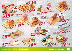 akční leták ESO MARKET 12.2.2020-23.2.2020