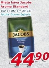 Mletá káva Jacobs Aroma Standard