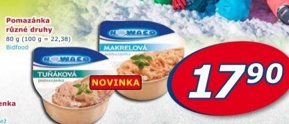 Pomazánky Nowaco