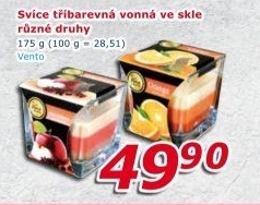 Svíčky ve skle vonné