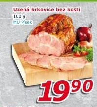 Uzená krkovice bez kosti Maso uzeniny Písek