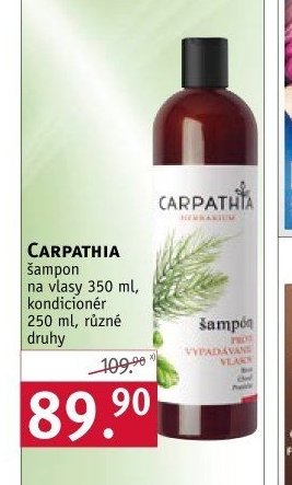 Carpathia šampon a kondicionér