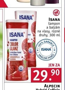 ISANA šampon a balzám na vlasy, různé druhy, 300 ml