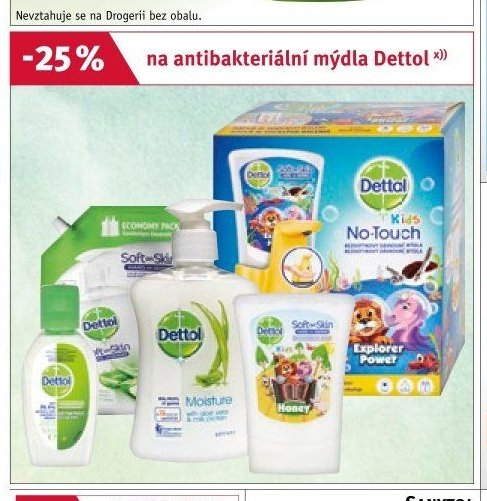Dettol antibakteriální mýdla