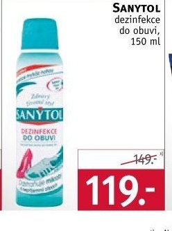 SANYTOL dezinfekce do obuvi, 150 ml