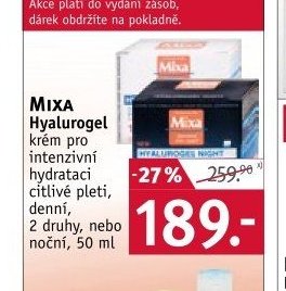 Mixa Hyalurogel krém