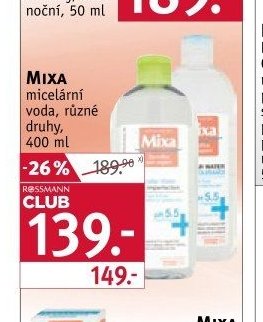 Mixa micelární voda