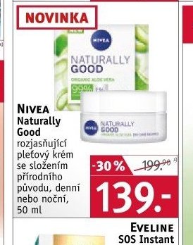 NIVEA Naturally Good pleťový krém