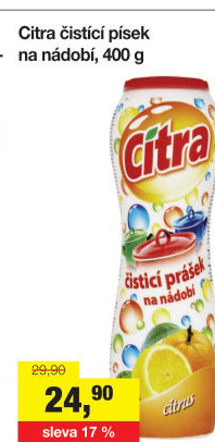 Čistící písek Citra