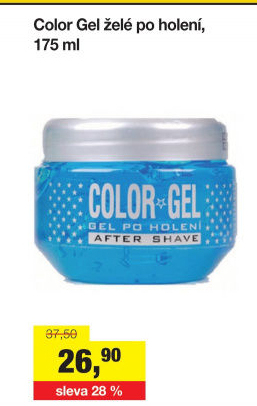 Gel po holení pánský Color gel